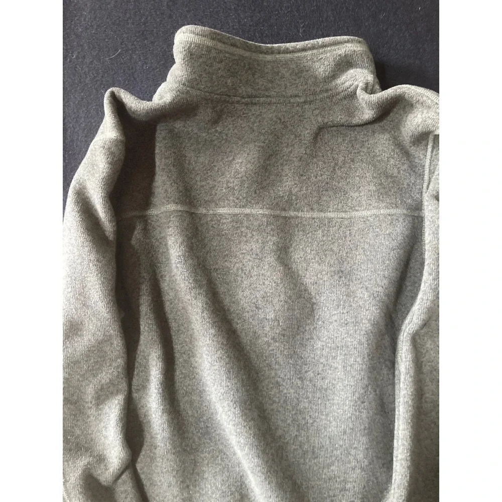 The North Face Mens Gordon Lyons Quarter Zip Fleece Pullover Olive Green Large